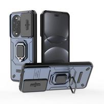 Slenkantis objektyvo apsaugos smūgiams atsparus šarvuotas telefono dėklas, skirtas Huawei Nova 13 Pro Nova 13 5G, su žiedu, dangtelis Nova13 Nova13Pro For Nova 13 mėlyna