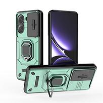 For POCO X7 Pro 5G Case Magnetic Metal Ring Holder Armor Cases For Xiaomi POCO X7Pro Poko Little X7 Pro Slide Lens Protect Cover For Poco X7 Pro 5G žalia