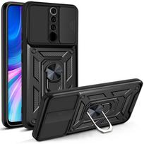 For Xiaomi Redmi Note 8 Pro Case Shockproof Armor Ring Stand Slide Lens Case For Redmi Note8 Pro Kickstand Back Cover For RM Note 8 Pro juoda
