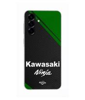 Case - Maniacase - Samsung Galaxy A26 - Silicone - Black - Kawasaki Ninja Moto juoda