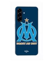 Case - Maniacase - Samsung Galaxy A56 - Silicone - Flexible - OM Olympique de Marseille Logo juoda