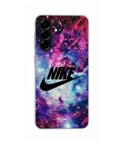 Case - Maniacase - Samsung Galaxy A56 - Silicone - Flexible - Nike Black Logo juoda