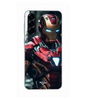 Case - Maniacase - Samsung Galaxy A26 - Silicone - Flexible - Iron Man fight juoda