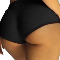 Moteriški seksualūs šortai sportiniai joga Delfinų šortai elastingi bėgimo treniruotės karštos kelnės Laisvalaikio mini sporto apranga vasarai XL juoda