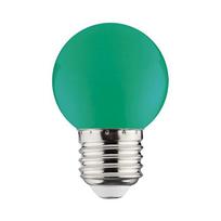 Bulb - LED - Globe - Green - 1W - E27 - 220-240V žalia