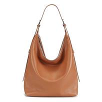 Viršutinio sluoksnio karvės odos didelis nešiojamas krepšys „Lazy Commuter Sheer Crossbody“ krepšys
