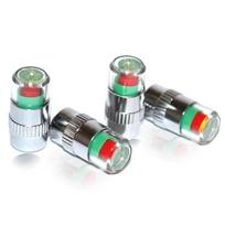 1/4pcs Car Tire Pressure Indicator Mini Keychain Tire Detection Gauge  Lcd Display Car Tyre Alert Monitoring Valve Cap Sensor