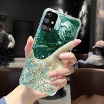 Blizgantis Žvaigždžių Dėklas Samsung Galaxy A14 A34 A54 A13 A23 A33 A53 A32 A52 A72 Hibridinis Smūgiams Atsparus Galinis Dangtelis Korpusas Coque Capa A14