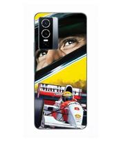 Case For Vivo Y76 5G F1 Ayrton Senna Mclaren Legend Formula 1 Maniacase juoda