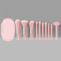 10 vnt Mini makiažo šepetėlių rinkinys pudra akių šešėlių pagrindas skaistalai Blender korektorius grožio makiažo įrankiai šepetėlis profesionalios reikmenys