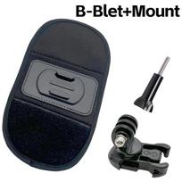 Reguliuojamas kameros laikiklis su kuprinės pečių dirželiu, skirtas „GoPro Hero 13 12 11 10 9 DJI Action 5 Insta360 Universal“ Blet with Mount