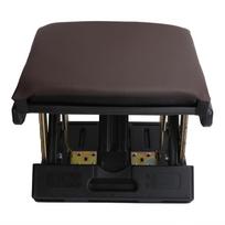 HDPE+Soft Padded PVC Leather Mini Car Folding Stool Travel Practical Relaxing Stool for Car