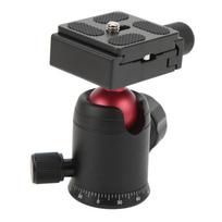S30B Camera Tripod Ball Head Aluminum Alloy 360 Degree Rotating Panoramic Ball Head Portable