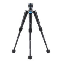 Aluminum Alloy Tripod for Smartphone Camera Mini Table Tripod for Streaming Portable black