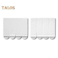Lipnios Velcro juostelės paveikslų kabinimo juostelės Paveikslų kabiklis Vandeniui atsparūs lipnūs strypeliai rėmų ir dekoracijų kabinimui 24PCS white
