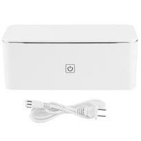 Mini Household Ultrasonic Cleaner Machine Glasses Cleaning Supplies Chinese Plug white