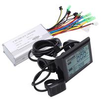 3648V 500750W Electric Bicycle Scooter Brushless Controller Kit with 9 Mosfet LCDS900 Meter black