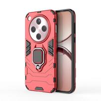 For OPPO Find X8 Pro 5g Back Cover Phone Case Shockproof Armor Anti-Fall Metal Ring Holder Magnetic Protect Funda Coque Cases CHINA&For Find X5 raudona