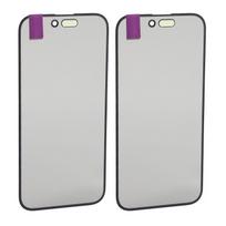 2PCS Phone Screen Glass Front Outer Lens Glass Screen Replacement with Repair Kit for IOS 15 Pro