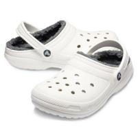 Crocs 203591 10m Classic Lined Clogs M8W10 gray
