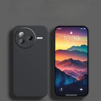 For Xiaomi POCO F7 Ultra F7ultra Liquid Silicone Case for POCO F7 Pro Cover Candy Color Matte Soft TPU Camera Protector Phone Bumper For POCO F7 Ultra juoda
