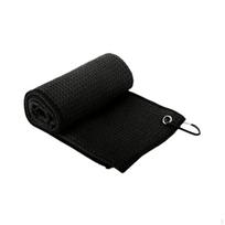 Golf Towel Bag Quick Drying Waffle Pattern Good Absorbent Golfer Gift Portable Microfiber