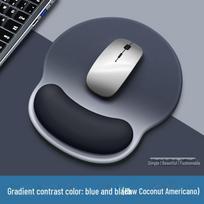 Simple Gradient Mouse Pad with Wrist Support - Non-Slip Rubber Mat for Keyboard - Ideal for Boys and Girls