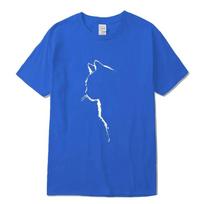 Men's T-shirt Top Quality 100% Cotton Short Sleeve Cool Cat Print Casual Loose Men T Shirt O-neck T-shirt Men Tee Shirts S smėlis