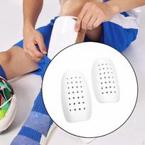 2 Pieces Leg Protection Football Shin Pads Portable Outdoor Sports Guard Set 145mm blue