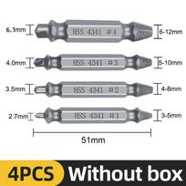 4/5/6Pcs Set Damaged Screw Extractor Center Drill Bit Set Woodworking Tools Broken Bolt Extractor Bolts Screws Remover Extractor