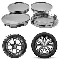 Car Wheel Hub Center Caps ABS Car Wheel Hub Center Covers Wheel Hub Modification Accessories 4pcs for Vehicle Trucks įvairiaspalvis