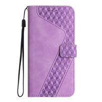 For Poco X4 Pro 5G Case Xiaomi Poco X 4 Pro 5G Cover 3D Geometric Wallet Case For Xiomi Xiaomi PocoX4 Pro X4Pro 5G Phone Cases Poco X4 Pro 5G šviesiai violetinė spalva