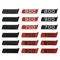 ABS Automobilio 3D Lipdukas 700 800 900 Šoninis Logotipas Lipdukas G Klasės W463 W205 G63 G65 G700 G800 G900 Galinio Bagažinės Ženkliukas Pertvarkymo Stilius 700 juoda