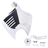 Mptprcycle Chrome Twin Horn Cover Cowbell For Harley Big Twins V-Rods 1992-2020