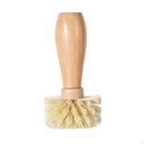 Coffee Portafilter Cleaning Brush Barista Tool Versatile Wood Handle for 51mm to 58mm 6cmx12.5cm