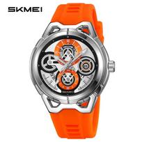 New mechanical wind men's watch waterproof silicone tape calendar quartz watch watch