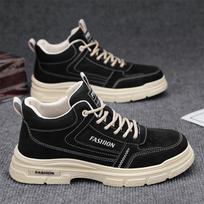 Thick-soled work men's shoes, special labor insurance shoes for welders in autumn, wear-resistant men's black mountaineering tooling Martin boots 39