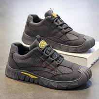 Labor insurance shoes men's winter safety lightweight insulation trend lightweight breathable wear-resistant lightweight work shoes 39 pilka spalva