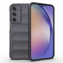 Shockproof Case For Samsung Galaxy M15 M35 M55 A15 A25 A35 A55 A05 A05S S21 FE S22 S23 Plus S24 Ultra Silicone Back Phone Cover Samsung M15 tamsiai pilka spalva