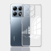 Xiaomi 14T Pro dėklas Skaidrus Minkštas Silikoninis Skaidrus Buferis Telefono Dėklas Xiaomi 14T Mi14T 2024 Skaidrus Smūgiams Atsparus Galinis Dangtelis For Xiaomi 14T gryna
