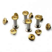 10pcs/lot 416 Stainless Steel Material CNC Knife Pairs Locking T8 Torx Screws M4 Thread Spindle Nails Rivets Fasteners DIY Parts 5MM, size 1