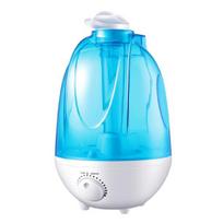 Air Humidifier Large-Capacity Tank Quiet Ultrasonic Humidifier Portable Mist Humidifier for Bedroom Home Travel mėlyna