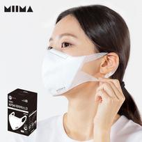 MIMA medicininė kaukė vidutinio dydžio 30 vienetų (KF94) baltas/juodas, pasirinkite 1 Medium White 30 Pieces KF94 beige