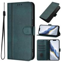 Piniginė su kortelių skyriumi, atlenkiamu stovu, magnetiniu atvartu, odinis dėklas Samsung Galaxy Xcover 7 6 Pro 5 4 4S For Galaxy Xcover 7 tamsiai žalia spalva