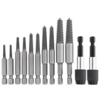12Pcs/Set Hex Screw Extractors Bolt Remover For Broken Screws