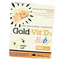 Vitamin D for children, Gold-Vit D3 Baby, Olimp Nutrition 60caps (36283106) 60caps