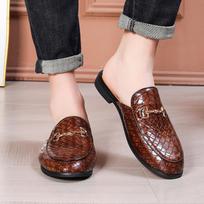 Men's Cross-Border European & American Large-Size Casual Slip-On Sandals/Slippers Size 44 ruda