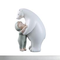 European Creative Polar Bear Ornaments Bear Hug Children Home Entrance Room Living Room Decoration Resin Craft Ornaments