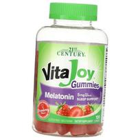 Chewing Melatonin, VitaJoy Melatonin Gummies 5, 21st Century 120 tabs Strawberry (72440015) 120tab Strawberry