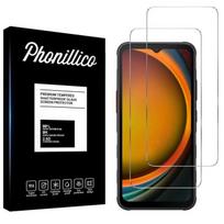 Tempered Glass for Samsung Galaxy XCover 7 [Pack 2] Screen Protector Glass Film Phonillico® skaidri